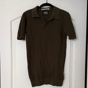 Scotch & Soda Olive Polo Shirt Men’s